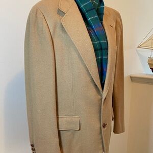 Southwick Vintage Beecroft & Bull, Ltd. Tan Wool Men's Blazer Jacket